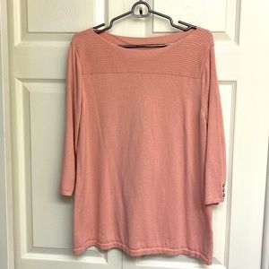 Pink with silver detail sweater